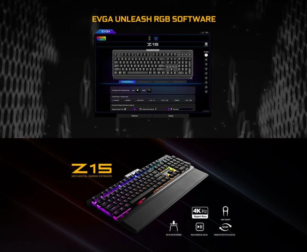 Clavier mécanique gaming