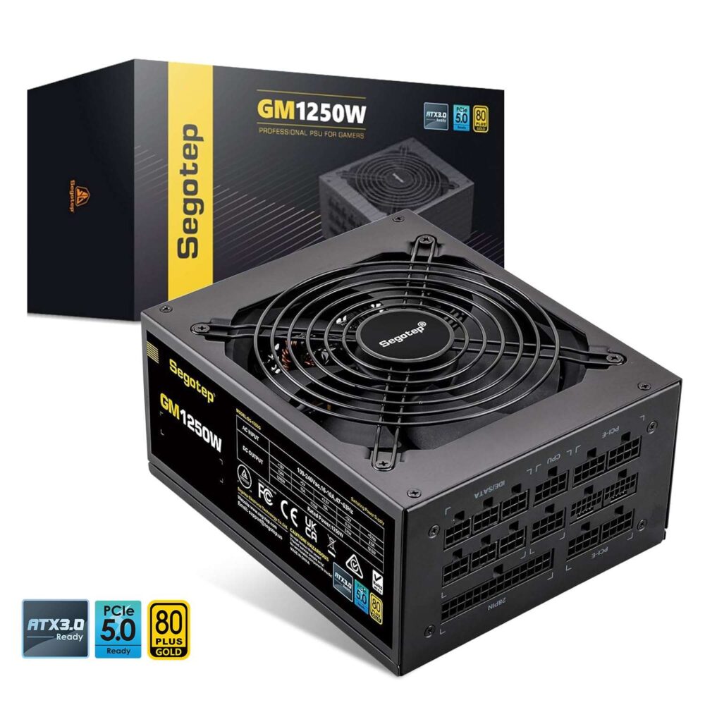 Segotep 1250W ATX 3.0-80 Plus Gold