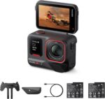 Caméra d’action Insta360 Ace Pro 2 avec objectif Leica et écran rabattable.