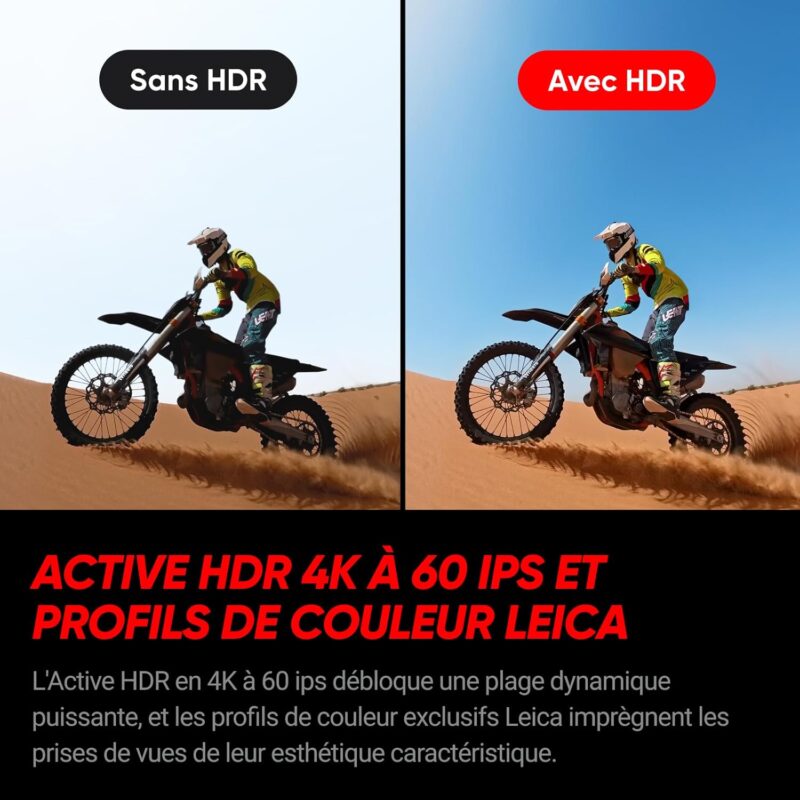 Caméra d’action Insta360 Ace Pro 2 – Vidéo 8K avec objectif Leica 2 Caméra d’action Insta360 Ace Pro 2 avec objectif Leica et écran rabattable.