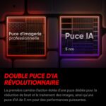 Caméra d’action Insta360 Ace Pro 2 avec objectif Leica et écran rabattable.