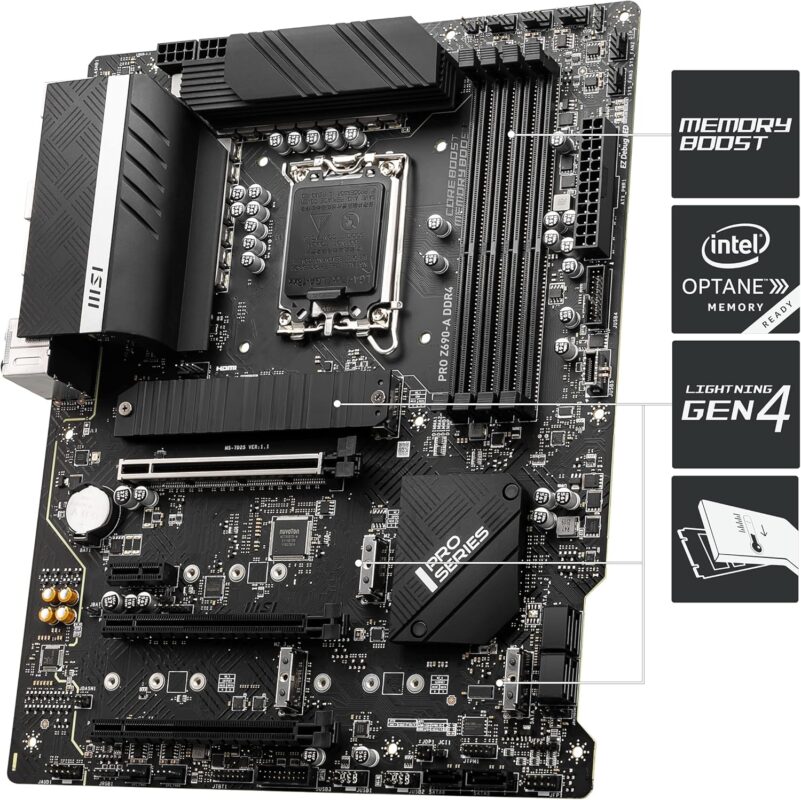 Carte mère MSI PRO Z690-A DDR4 – Socket LGA 1700 ATX 1 Carte mère MSI PRO Z690-A DDR4 – Socket LGA 1700 ATX
