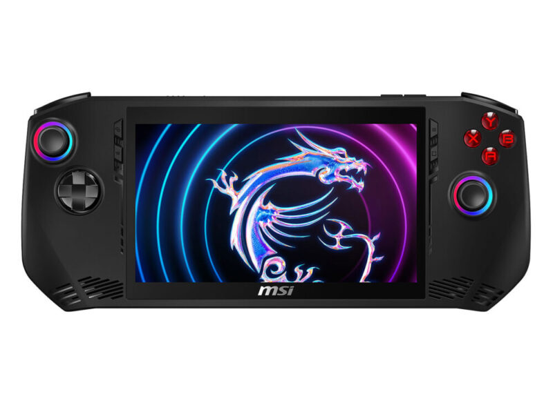 Console portable MSI Claw A1M-042FR avec écran tactile Full HD 120Hz et design ergonomique